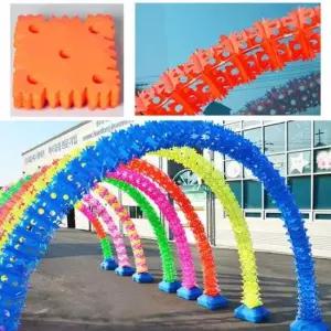 개업행사 키니 해피파티 오렌지 아치용 폴대 물통 별도구매 가랜드