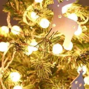 오스타 LED 50구 투명선 앵두전구 웜색 구슬 조명