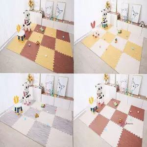 EVA 퍼즐 우드 1세트 조립매트 16장zab513