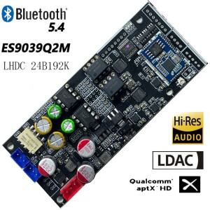 ES9039Q2M DAC 디코드 QCC5181 Bluetooth 5.4 무선 수신 보드 듀얼 OPA1621 LHDC LDAC/APTX 24bit/96Khz