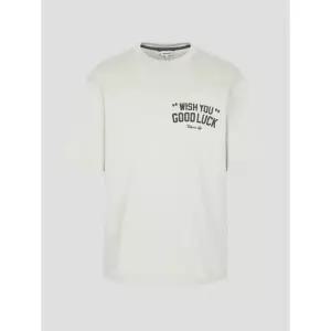 매장정품 BEANPOLE 빈폴 25FW 러닝 그래픽 라운드넥 티셔츠 - 베이지(BC5742C93A) 1416406