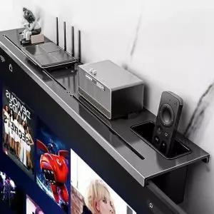 셋톱박스거치대 벽걸이 티비용 선반 리모컨 사운드바