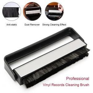 호환상품 비닐 레코드 플레이어 청소 브러시 핸들 탄소 섬유 축음기 플라스틱