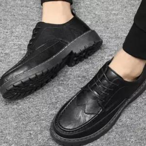 남성 검정색 무광 데일리 패션 구두 신발 캐주얼 로퍼 여성워커부츠 남자워커