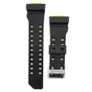 지샥 호환 시계줄 우레탄 GA-400 모델 시계줄 BK-GR 남자시계 시계공구 가죽시계줄