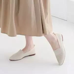 낮은굽 니트로퍼 스틸레토 데일리 봄신발 중년로퍼 여자편한신발 발편한로퍼