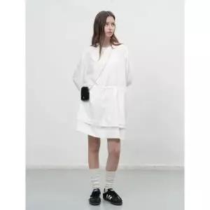 GENERALIDEA 더블 플레어 스트링 원피스 [WHITE] / WBE3L15503 104207