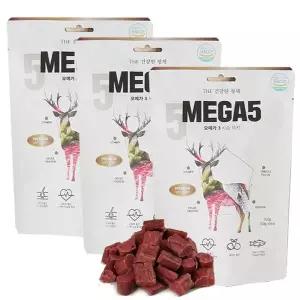 [NS홈쇼핑]펫프렌즈 메가파이브 150g x3개 강아지/고양이 오메가3 사슴져키간식...