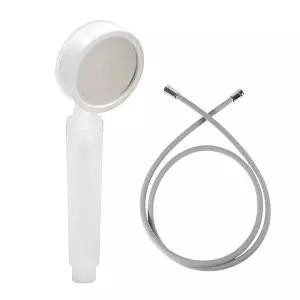 [NS홈쇼핑]욕실의여왕 밀키 올인원 녹물&염소 필터 샤워기 헤드+호스2m(택1)...