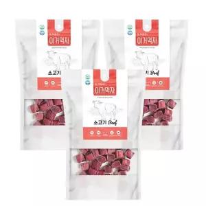 [NS홈쇼핑]이거먹자 큐브 소고기 100g x 3개 강아지 수제간식[35845786]