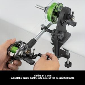 낚싯줄 와인더 스풀러 교체용 녹 방지 라인 회전식 베이트캐스팅 릴 낚시 도구