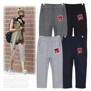 여자 7부 추리닝바지 데일리 트레이닝복 홈웨어 팬츠