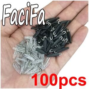 100 조각 Engates Rapidos Enganche  낚시 스냅 후크 enchufe 안전 리드 액세서리 커넥터