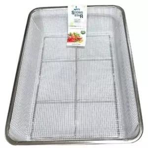 스텐바구니 스텐 채반 채망 야채 바구니 펀칭볼 믹싱볼 왕대 타공바구니