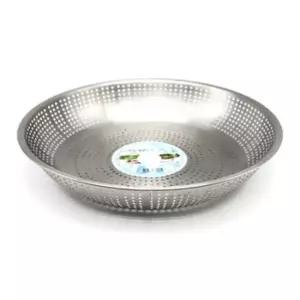 스텐채반 스텐 채반 과일 바구니 소쿠리 타공 원형 채망 34cm 건지기