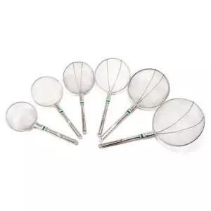 식당뜰채 넓은망 뜰채 건지개 채망 채반 튀김망 1호 32.5cm 튀김뜰채