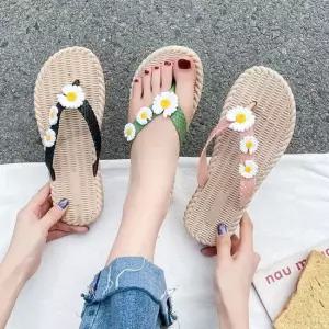 데이지 스트랩 캐주얼 말랑 여성 쪼리 뮬 여자슬리퍼 여성슬리퍼 바캉스 여자코디