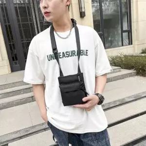 다용도 미니 크로스 숄더백 여권 가방 파우치 블랙 여행가방 전대 여행준비물 목걸이가방