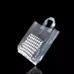 [문구/오피스] 쇼핑백 클리어 투명 깔끔한 100매 옆6cm 26cmX32cm