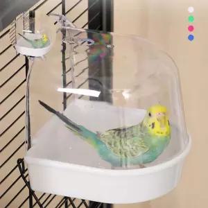 애완새 앵무새 욕조 새용품 목욕통 샤워 걸이식