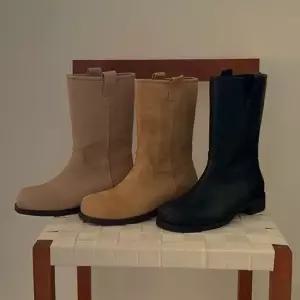 라운드코 낮은굽 미들 하프 부츠 스웨이드 데일리슈즈 미디부츠 방한부츠 발편한부츠