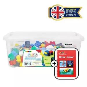 몰펀 주니어 베이직 300 (3세+) 가이드북 세트 STEM 과학교구 블록 블럭