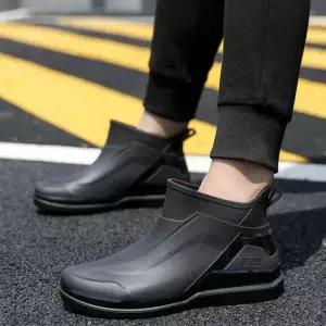 검정색 남성 비오는날 엥클 레인부츠 장화 작업신발 미들부츠 레인부츠 숏부츠 롱부츠