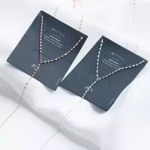 실버) 보데 롱 체인 목걸이 패션목걸이 롱목걸이 실버도금목걸이 실버체인목걸이