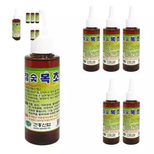 참숯목초액 국산 x 발관리 6개 숙성 목초원액 110ml