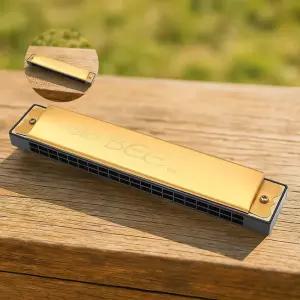 하모니카 고급 20홀 멜로디 황금빛 멜로디언 금빛