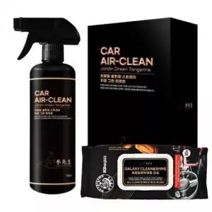 [CAR] 차량용 세정 광택코팅티슈 30매 차량용 탈취제 500ml 세트