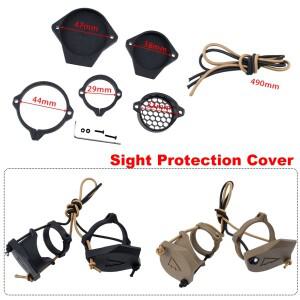 전술 시력 보호기 사냥 광학 렌즈 커버 Vorte Scope Riflescope 캡(Killflash Airsoft Hide Dust Covers 포