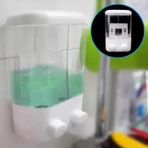 [반려] 디스펜서 샴푸 린스 거치대 벽걸이 부착식 용기