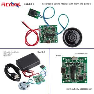 녹음 가능 사운드 모듈 버튼 제어 8M MP3 WAV 음악 음성 플레이어 어머니의 날 DIY 음악 스피커가있는 프로