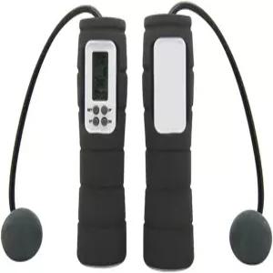 실내 실외용 AFPSDLFJDLS 디지털 LCD 무선 줄넘기 카운터 칼로리 타이머 피트니스