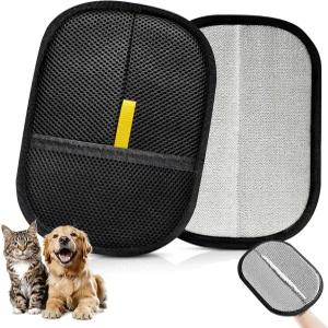 고양이와 개를 위한 반려동물 제모 장갑 정전기 도구 재사용 가능한 가구 의류 소파 카펫 카시트용 제모제