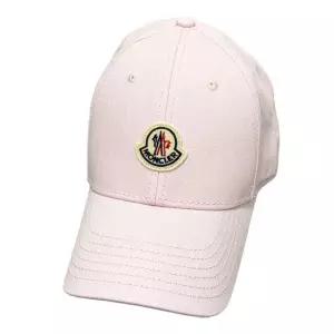 [명품] 26SS  여성 로고 와펜 패치 개버딘 베이스볼 볼캡 라이트 핑크 3B00008..
