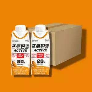 프로틴밀 액티브 아몬드 호두 250ml 36개