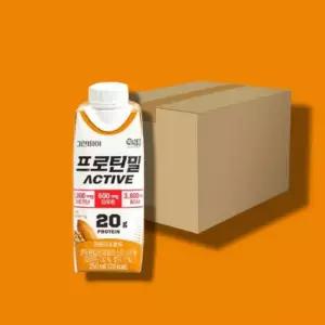 프로틴밀 액티브 아몬드 호두 250ml 18개