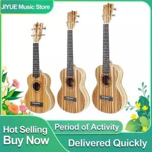 우쿨렐레 IRIN 212426인치 제브 에보니 미니 하와이안 기타라 4현 플럭트 악기