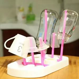 컴팩트 젖병 건조대 여행용 실리콘 보관대 휴대용 젖병 건조대 간이 육아 싱크대