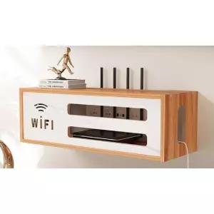 선반 가리개 셋탑박스 공유기정리대 케이블 티비 투명창