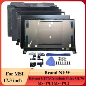 MSI Crosshair Pulse GL76/Katana GF76 MS-17L1 새 노트북 LCD 뒷면 커버/전면 베젤/경첩/손목 받침대/하단