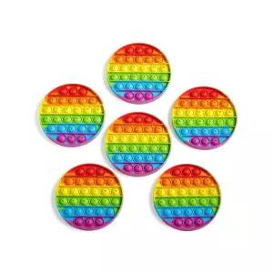 ABC 알파벳 익히기 푸시팝 영어교구 6p 어린이놀이 팝잇장난감 팝버블