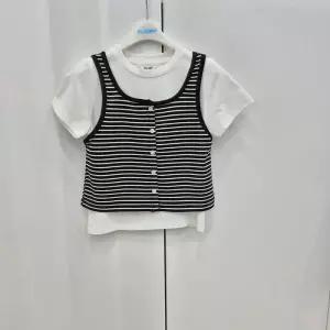 [에꼴리에]3부 스트라이프 조끼 세트티_KG