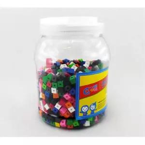 도서관 실내놀이 1cm 수학놀이 연결큐브 어린이날선물 활용도높은 생활