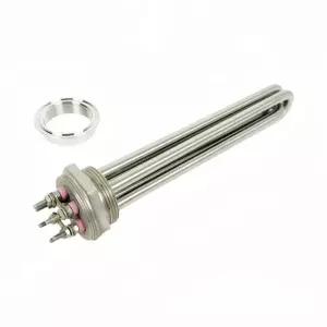 엑셀파이프부속 3KW45KW220380VDN40 FlangeOD64mm 물 보일러탱크 가열 요소 3U 튜브 히터 L-230mm SS304