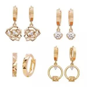 진주 14 원터치 링 귀걸이 인기신상 골드 기념일 데일리 금침