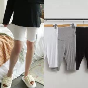 [보리보리/마미누리]임산부 레이온 5부 레깅스 부드러운 데일리 임부복 국내제작