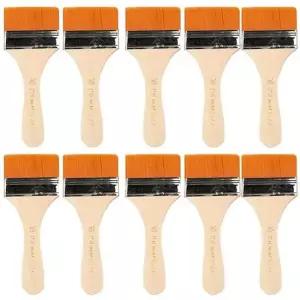 젯소 붓 페인트붓 평붓 도배붓 DIY GP08 10호 10개 평붓